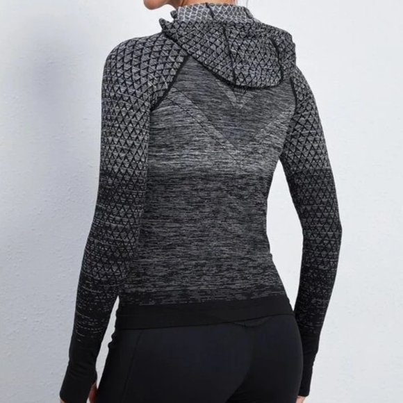 Dark Grey Hooded Sport Jacket in L - Picture 2 of 3